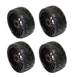 4 roues piste pour buggy rc 1/8ème