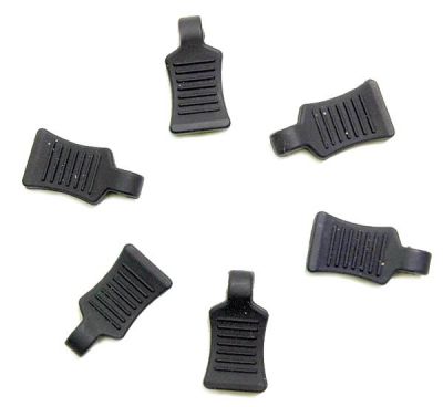 6 attaches clips de carrosserie noirs absima 2440057