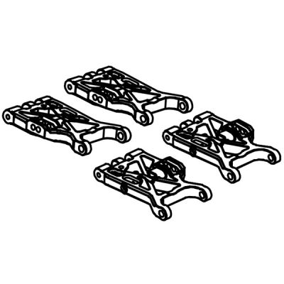 Absima  triangle inf�rieur avant pour Mini AMT brushless 1610100