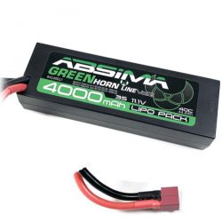Absima 4140017 batterie Li-Po 11,1v 3S 4000mAh Dean Low Profile