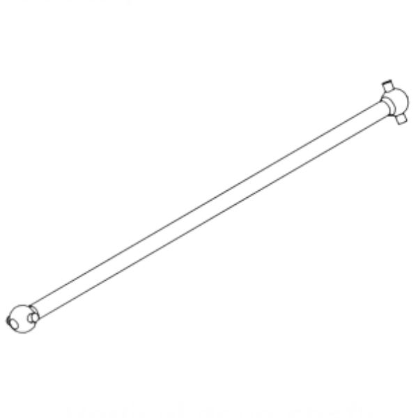 Absima axe de transmission centrale pour voiture 1/12 1210024