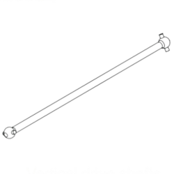 Absima axe de transmission centrale pour voiture 1/12 1210024