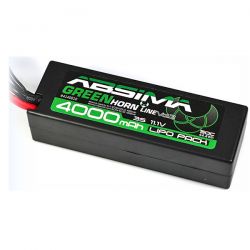 Absima batterie Li-Po 4000mah 11.1v 45c prise Dean 4140010