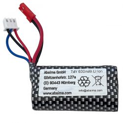 Absima batterie li-po 7.4v 600mah pour modèle 1/20 J-026-34