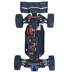 Absima Buggy Neon Furry 1/12 4WD moteur brushless carrosserie verte 12121