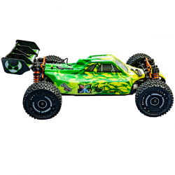 Absima Buggy Neon Furry 1/12 4WD moteur brushless carrosserie verte 12121