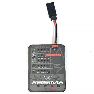 Absima carte de programmation pour ESC ECO Brushless 2110064