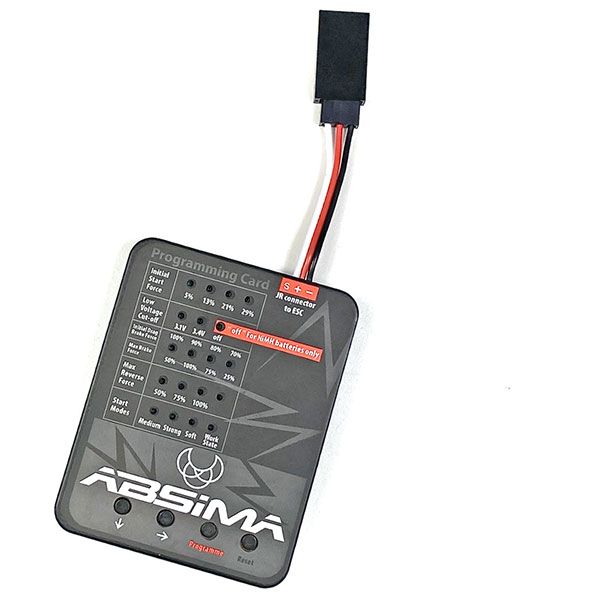Absima carte de programmation pour ESC Standard-Crawler V2 Brushed