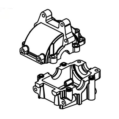 Absima cellule de diff�rentiel avant pour Mini AMT brushless 1610106