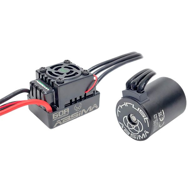 Absima combo 1/10 moteur brushless 3300KV + Contr&ocirc;leur 60A  2120004