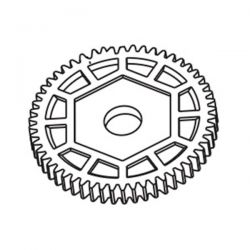 Absima couronne principale 54 dents pour Aero-X STiX SupraSlide 1232027