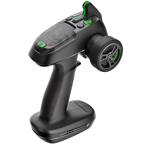 Absima CR4S-EVO t&eacute;l&eacute;commande 4 voies &agrave; volant avec r&eacute;cepteur 2000014