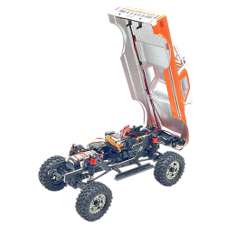 Absima Crawler CR18P EVO V2 Convoy 1/18 4WD carrosserie verte HBP1810504-GN