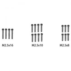 Absima jeu de vis M2.5*8/M2.5*10/M2.5*16 1610167