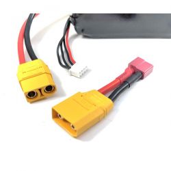 Absima lot de deux batteries Li-Po 2S 7,4v 6000mAh 50c