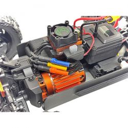 Absima Mini Monster Truck 1/16 moteur brushless carrosserie bleue 16031