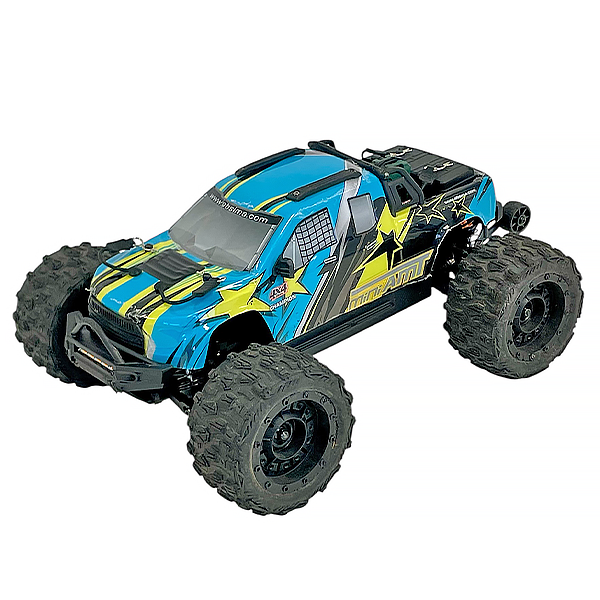 Absima Mini Monster Truck 1/16 moteur brushless carrosserie bleue