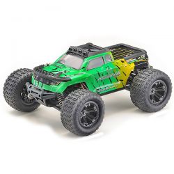 Absima mini Monster Truck 4WD 1/16 carrosserie jaune et verte 16008