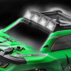 Absima mini Monster Truck 4WD 1/16 carrosserie jaune et verte 16008