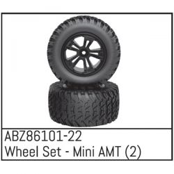 Absima paire de roues pour Mini AMT 1/16 ABZ86101-22