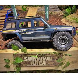 Absima Patrol CR4.4 crawler scale 1/10 carrosserie bleu foncé 12041