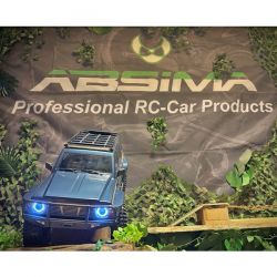 Absima Patrol CR4.4 crawler scale 1/10 carrosserie bleu foncé 12041