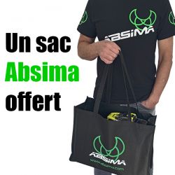 Absima Power Truggy 4WD 1/14 carrosserie noire et vert