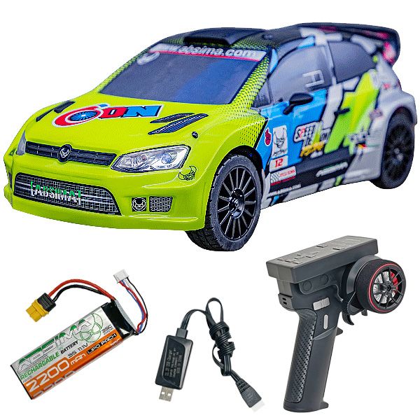 Absima Rally Car Speed Demon 1/12 4WD moteur brushless carrosserie blanche