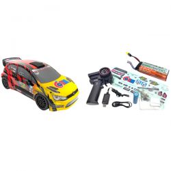 Absima Rally Car Speed Demon 1/12 4WD moteur brushless carrosserie rouge