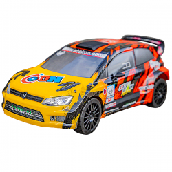 Absima Rally Car Speed Demon 1/12 4WD moteur brushless carrosserie rouge