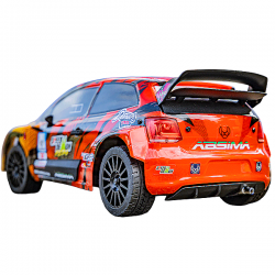 Absima Rally Car Speed Demon 1/12 4WD moteur brushless carrosserie rouge