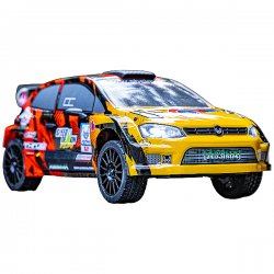 Absima Rally Car Speed Demon 1/12 4WD moteur brushless carrosserie rouge