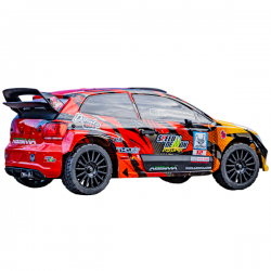 Absima Rally Car Speed Demon 1/12 4WD moteur brushless carrosserie rouge