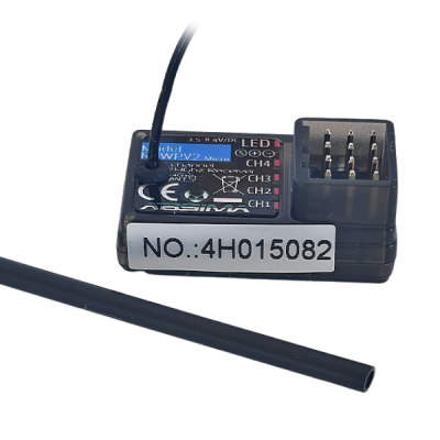 Absima r�cepteur R4WP-V2 4 voies en 2.4ghz 2020019