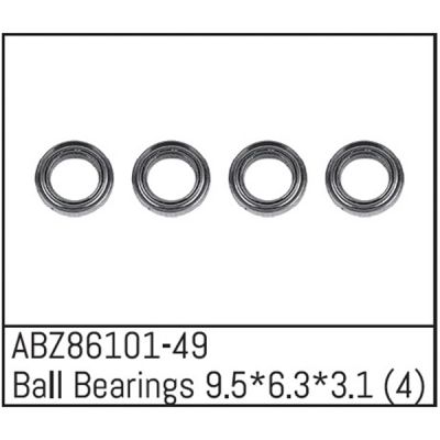 Absima roulement � bille 9,5X6,3X3,1 pour voiture 1/16