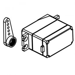 Absima servo de direction 2,2 kg pignon métal 1610169