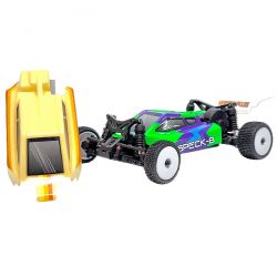 Absima Speck-B Buggy RC 1/24 2WD standard cr&egrave;me + une carrosserie verte HBP2410250-C1-Set