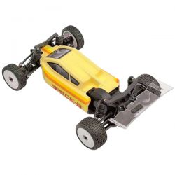 Absima Speck-B Buggy RC 1/24 2WD standard cr&egrave;me + une carrosserie verte HBP2410250-C1-Set