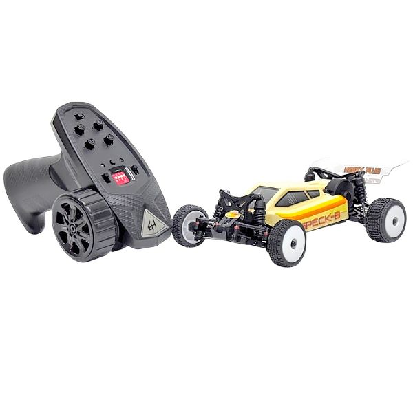 Absima Speck-B Buggy RC 1/24 2WD standard cr&egrave;me + une carrosserie verte HBP2410250-C1-Set