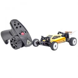 Absima Speck-B Buggy RC 1/24 2WD standard cr&egrave;me + une carrosserie verte HBP2410250-C1-Set
