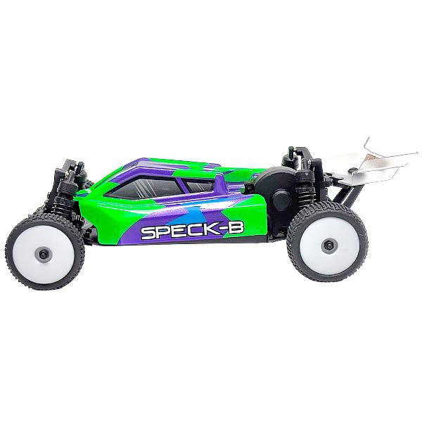 Absima Speck-B Buggy RC 1/24 2WD standard cr&egrave;me + une carrosserie verte HBP2410250-C1-Set