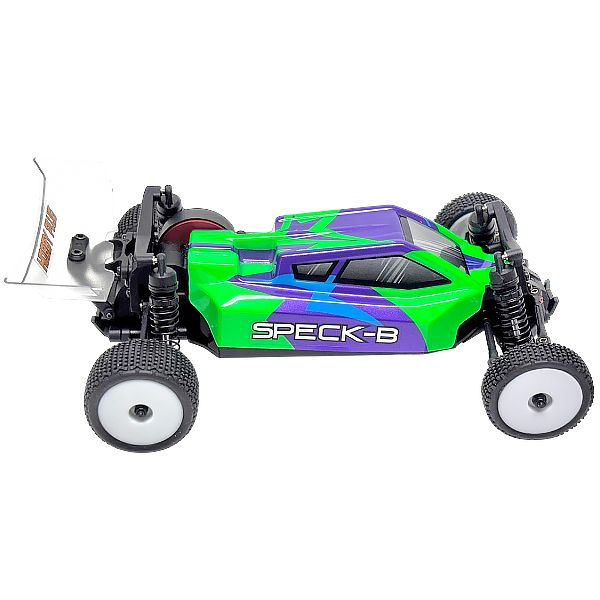 Absima Speck-B Buggy RC 1/24 2WD standard cr&egrave;me + une carrosserie verte HBP2410250-C1-Set