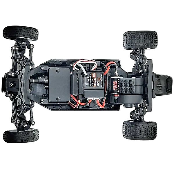 Absima Speck-B Buggy RC 1/24 2WD standard cr&egrave;me + une carrosserie verte HBP2410250-C1-Set