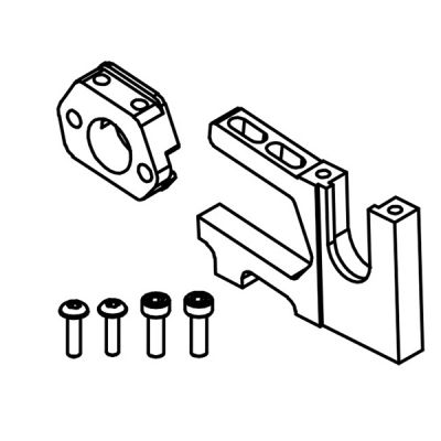 Absima support moteur alu pour Mini AMT brushless1610110