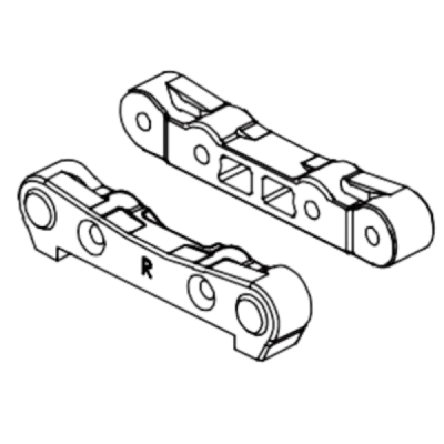 Absima supports d\'axes pour voiture 1/12 1210004