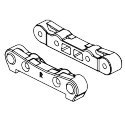 Absima supports d\'axes pour voiture 1/12 1210004