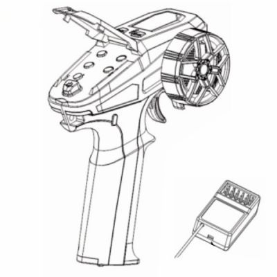 Absima t�l�commande avec r�cepteur pour Mini AMT brushless 1610171