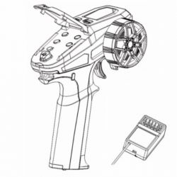Absima télécommande avec récepteur pour Mini AMT brushless 1610171