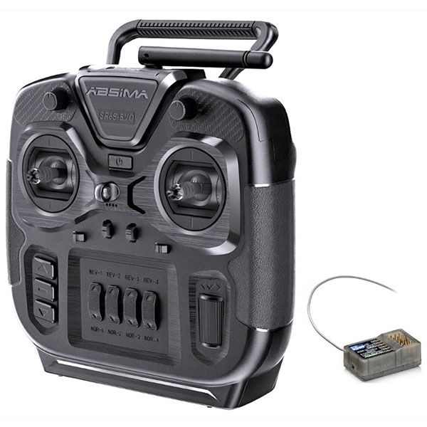 Absima t&eacute;l&eacute;commande SR6S-EVO 6 voies &agrave; manches avec r&eacute;cepteur