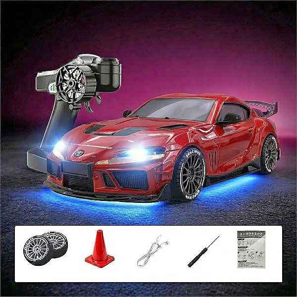 Absima Toyota Supra Drift 4WD 1/43 RTR Rouge � 10042